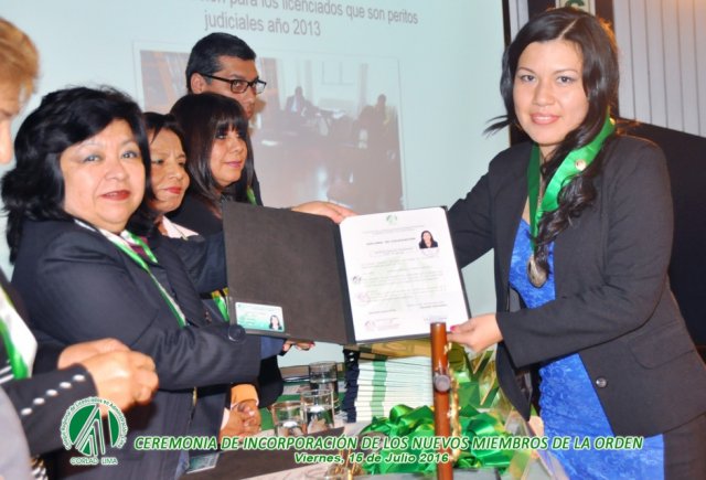 Ceremonias de Incorporación Viernes 15 julio del año 2016 CORLAD-LIMA